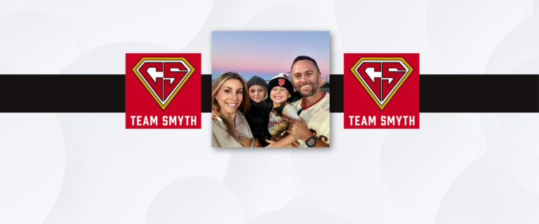 a banner that says "Team Smyth"